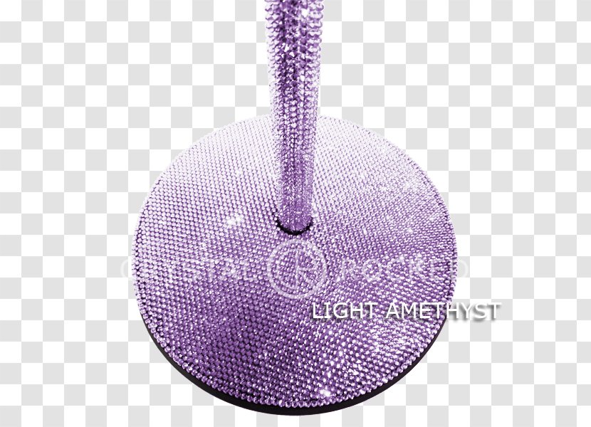 Microphone Stands Purple Color Swarovski AG - Amethyst - Stage Transparent PNG