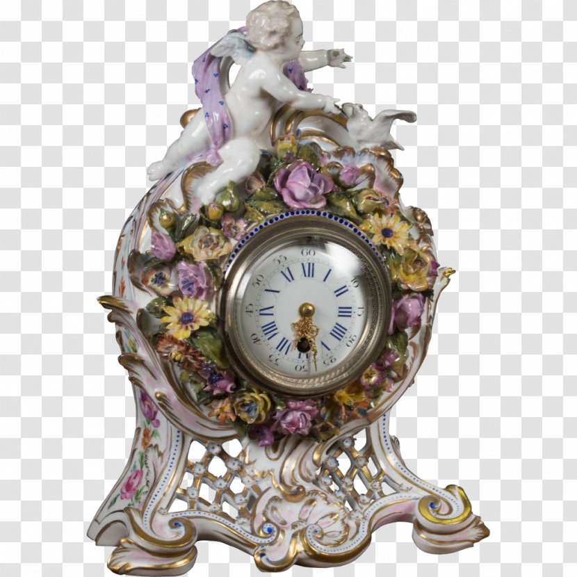 Porcelain Figurine Clock - Home Accessories Transparent PNG