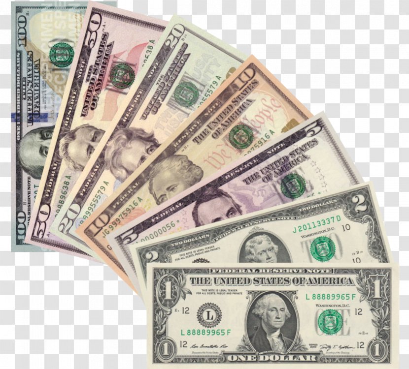 United States One-dollar Bill One Hundred-dollar Dollar Banknote Counterfeit Money - Saving Transparent PNG