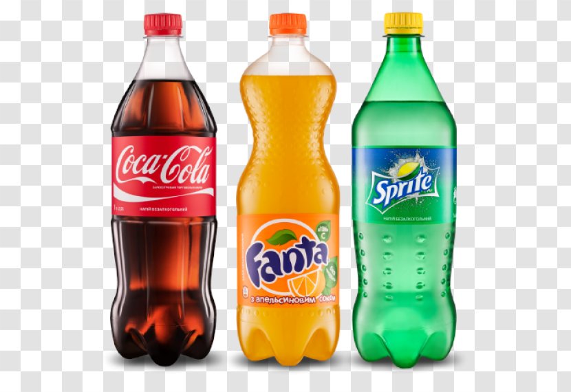 Sprite Fanta Fizzy Drinks The Coca-Cola Company - Glass Bottle Transparent PNG