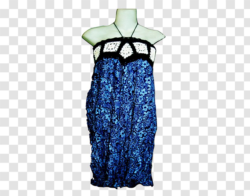 Cobalt Blue Cocktail Dress Transparent PNG