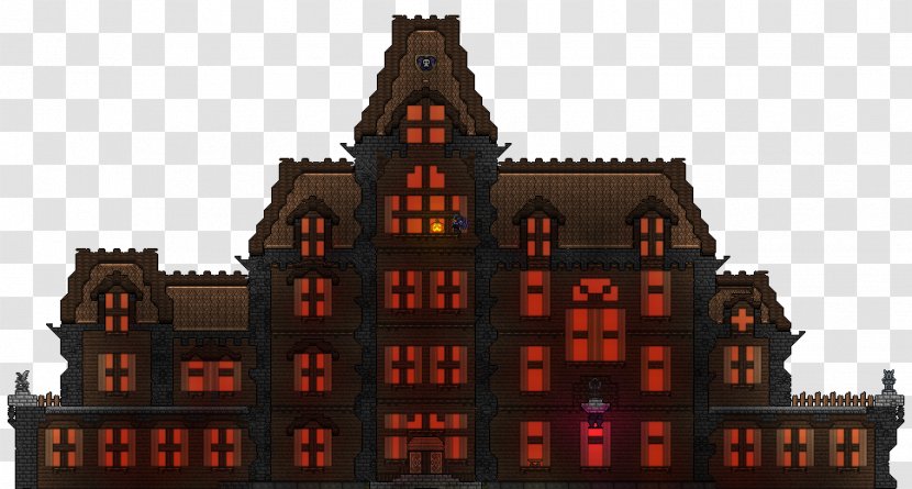 Terraria Haunted House Image Roof - Facade Transparent PNG