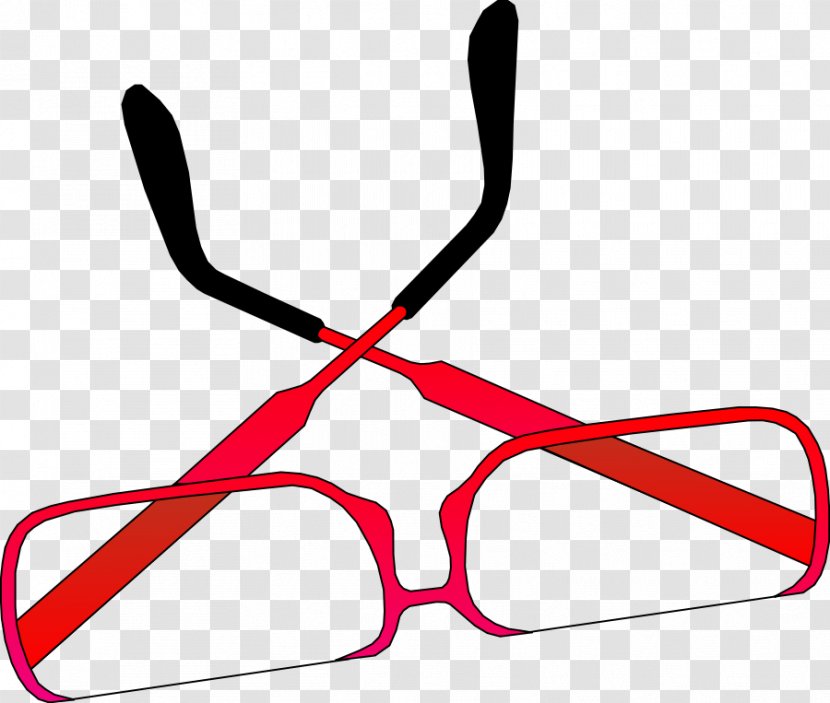 Glasses Clip Art Vector Graphics Image - Red - Pliers Background Transparent PNG