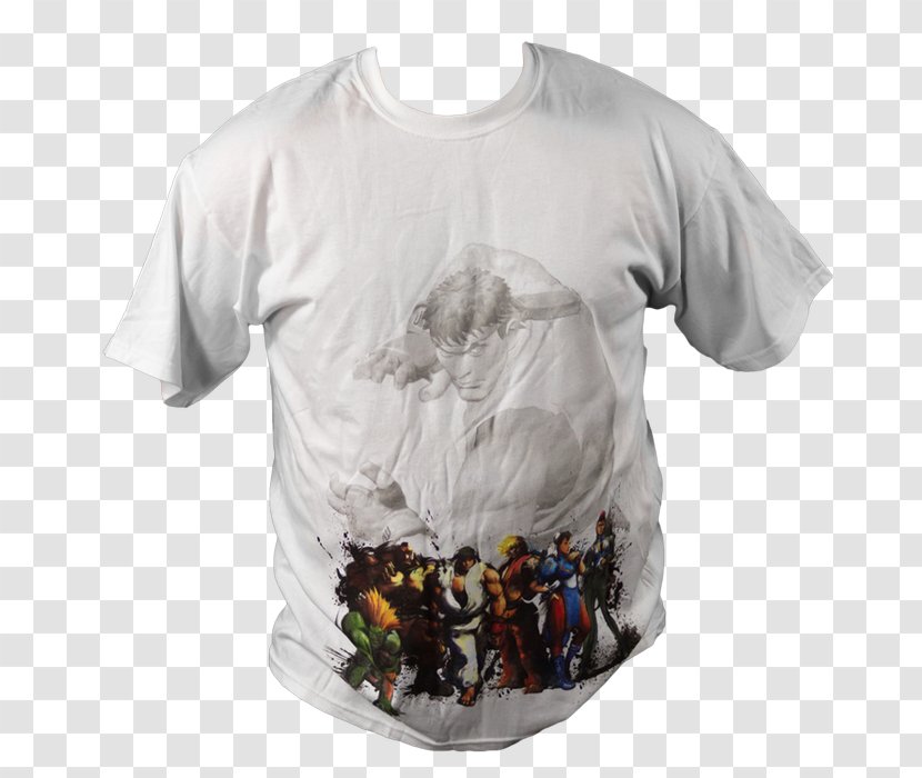 T-shirt Sleeve Street Fighter Transparent PNG