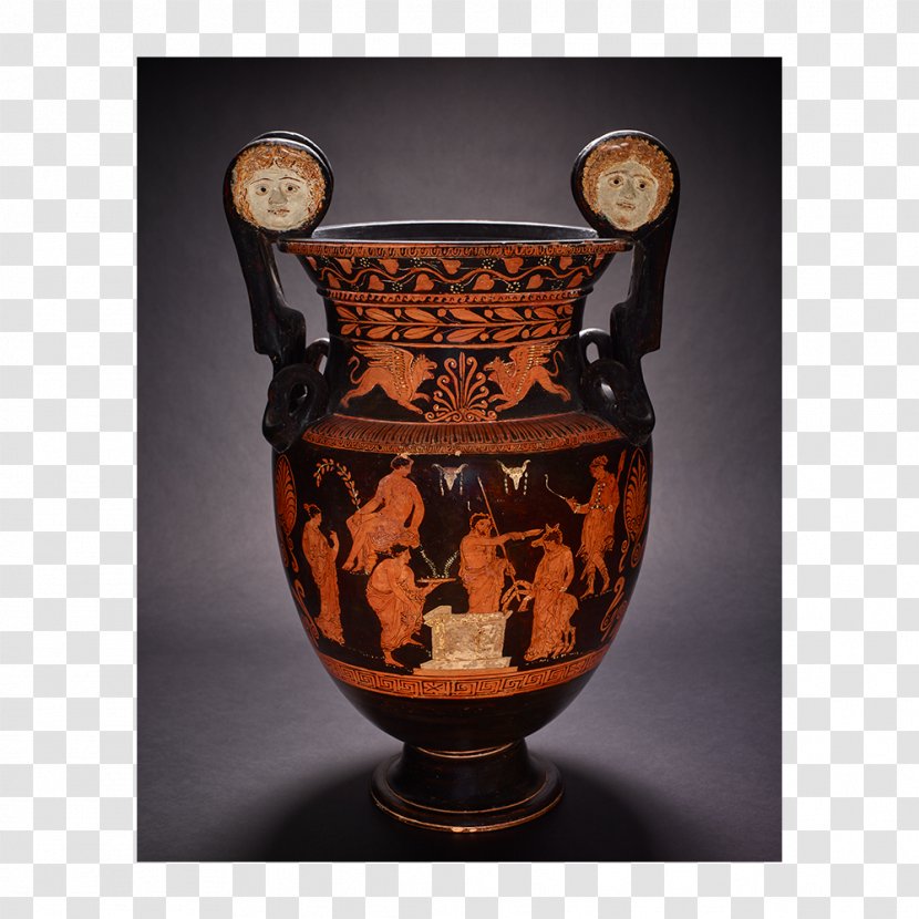 Ancient Greece Ceramic Iphigenia Red-figure Pottery Krater - Amphora - Cultura De Zimbabue Transparent PNG