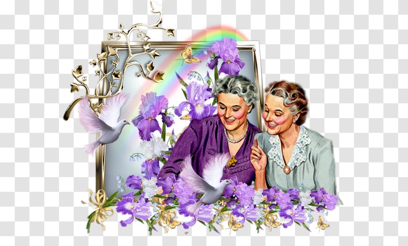Grandmother's Day Equinox 20 March Party Spring - Flower Arranging - Fete Transparent PNG