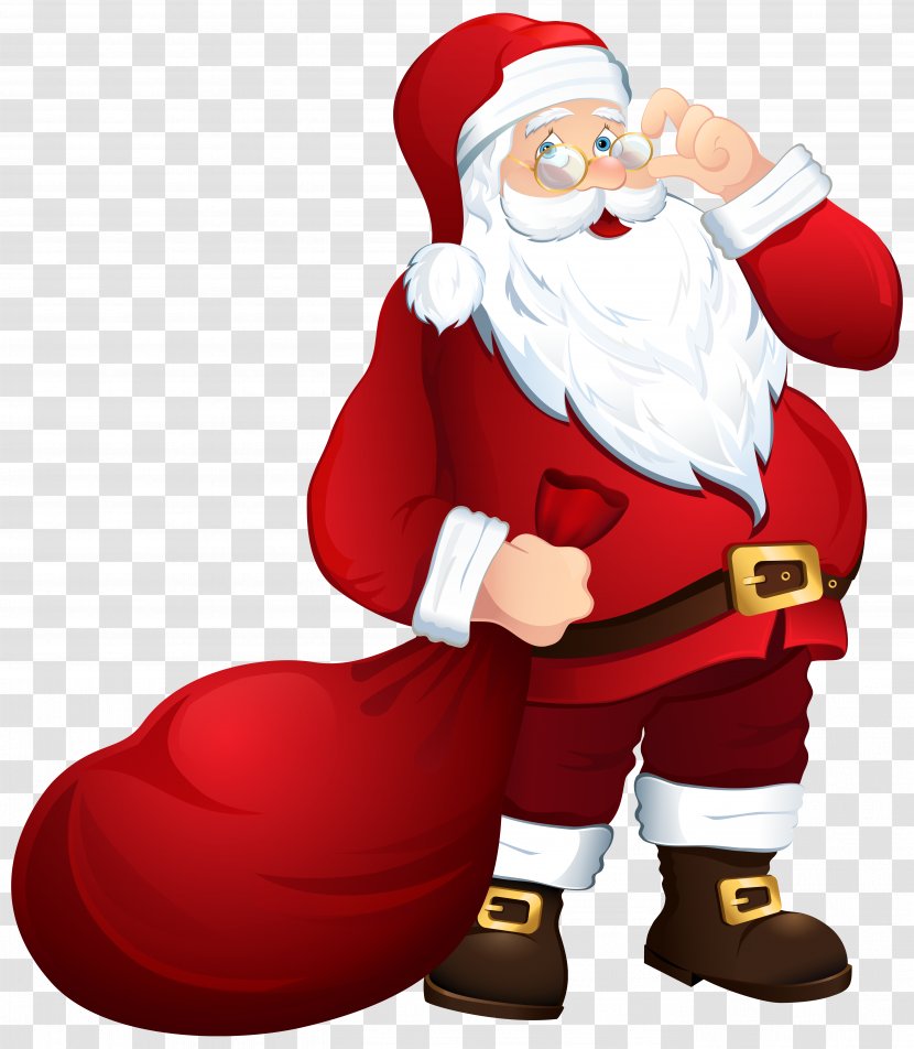 Santa Claus Clip Art - Free Content - Bag Cliparts Transparent PNG