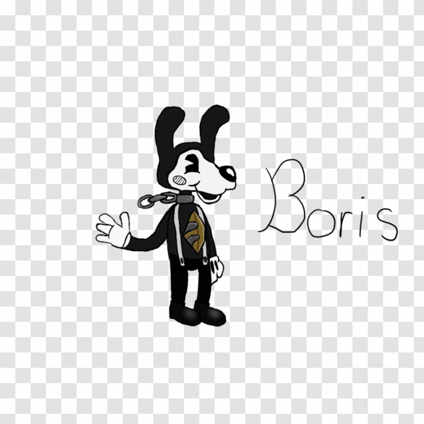 Bendy And The Ink Machine Drawing Rabbit Art Gray Wolf - Cartoon - Mmd Model Transparent PNG