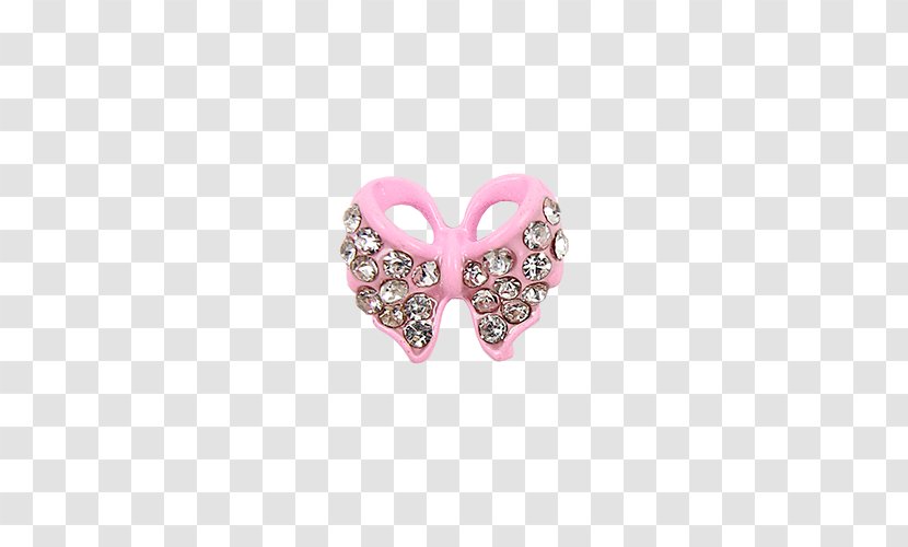 Earring Body Jewellery Silver Gemstone - Heart Transparent PNG