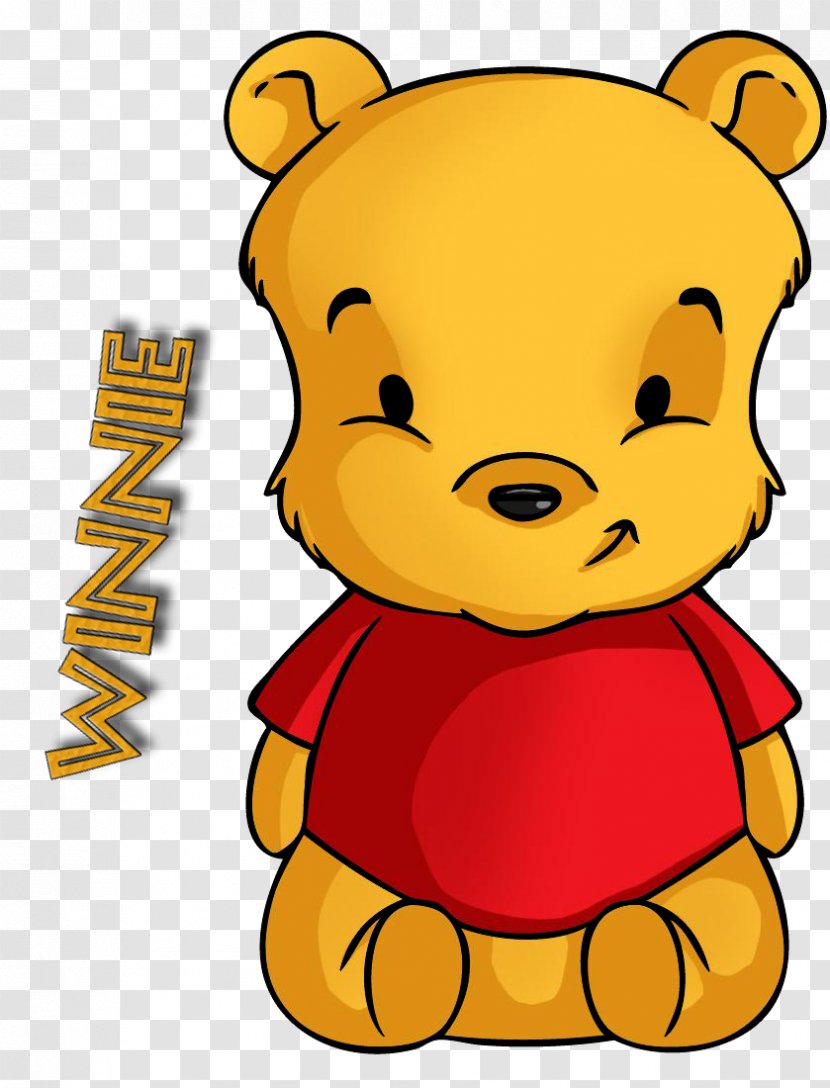 Cartoon Drawing - Winnie Pooh Transparent PNG