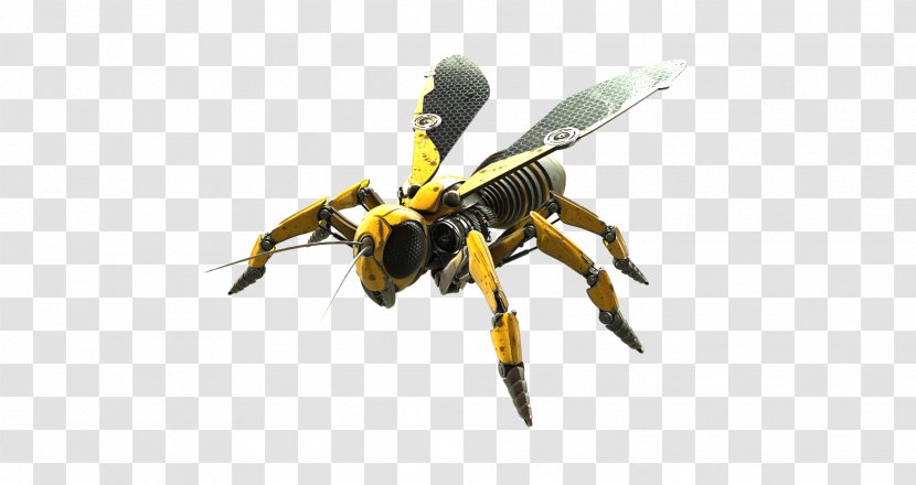 Bee Hornet Insect Robotic Pet Wasp - Mechanical Engineering - Robotics Transparent PNG