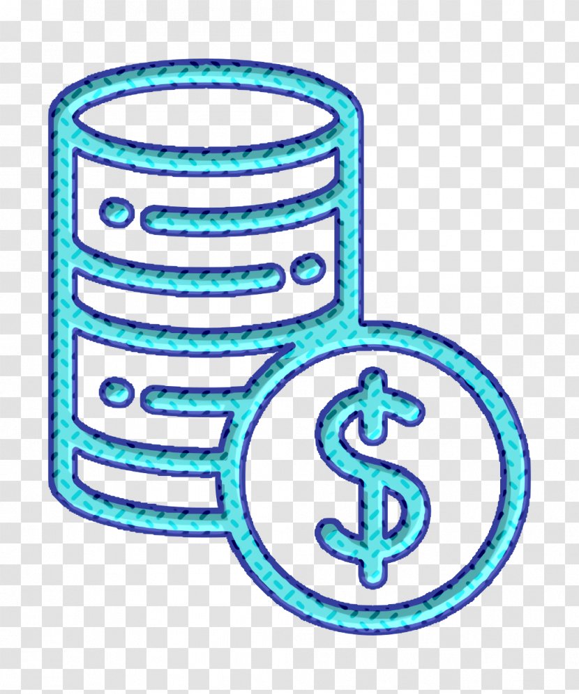 Currency Icon Shopping Money - Turquoise Aqua Transparent PNG
