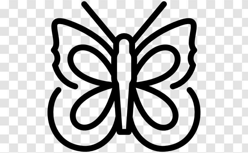 Monarch Butterfly Melanargia Galathea Clip Art - Black And White Transparent PNG