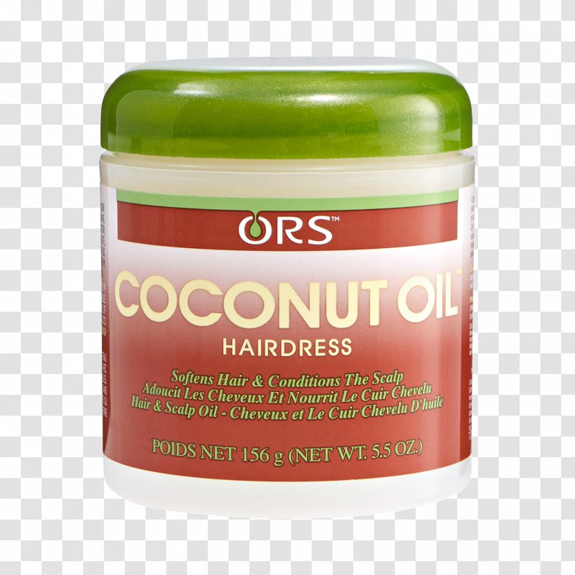 Coconut Oil ORS Olive Incredibly Rich Moisturizing Hair Lotion Monoi Creme - Scalp - Cream Transparent PNG
