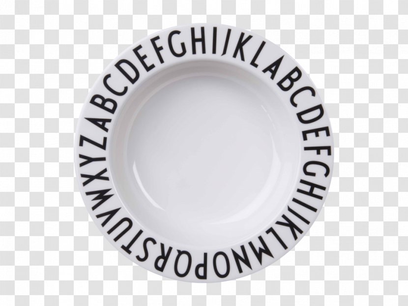 Alphabet Letter Melamine Plate - Typography - Design Transparent PNG
