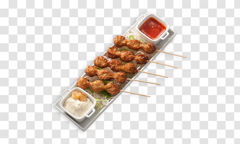 Satay Yakitori Kebab Shashlik Meatball - Chiken Transparent PNG