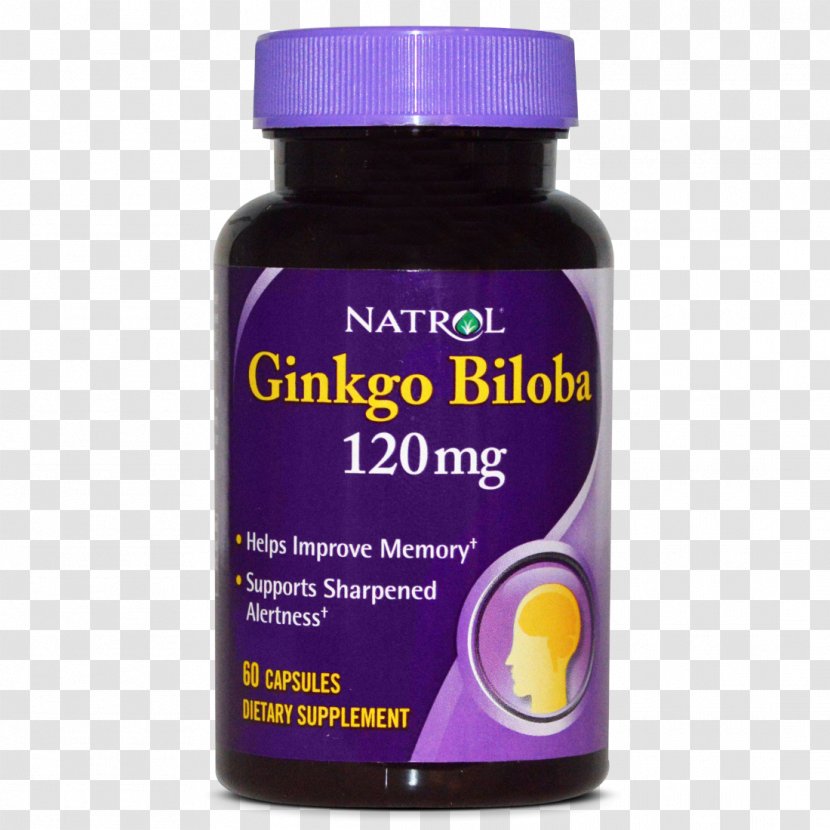 Ginkgo Biloba Dietary Supplement Vegetarian Cuisine Food Capsule - Glutenfree Diet - Health Transparent PNG