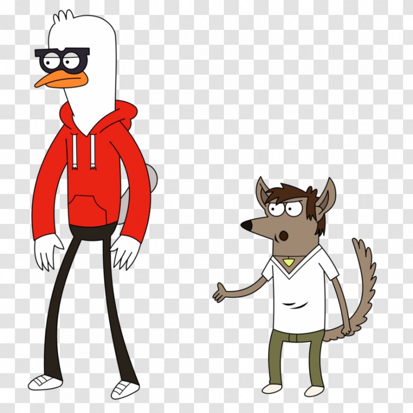 Mordecai Rigby Cartoon Network Chad & Jeremy Character - Carnivoran - Regular Transparent PNG