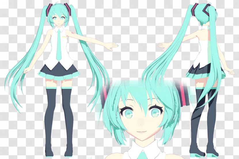 Hatsune Miku MikuMikuDance DeviantArt Vocaloid - Silhouette Transparent PNG