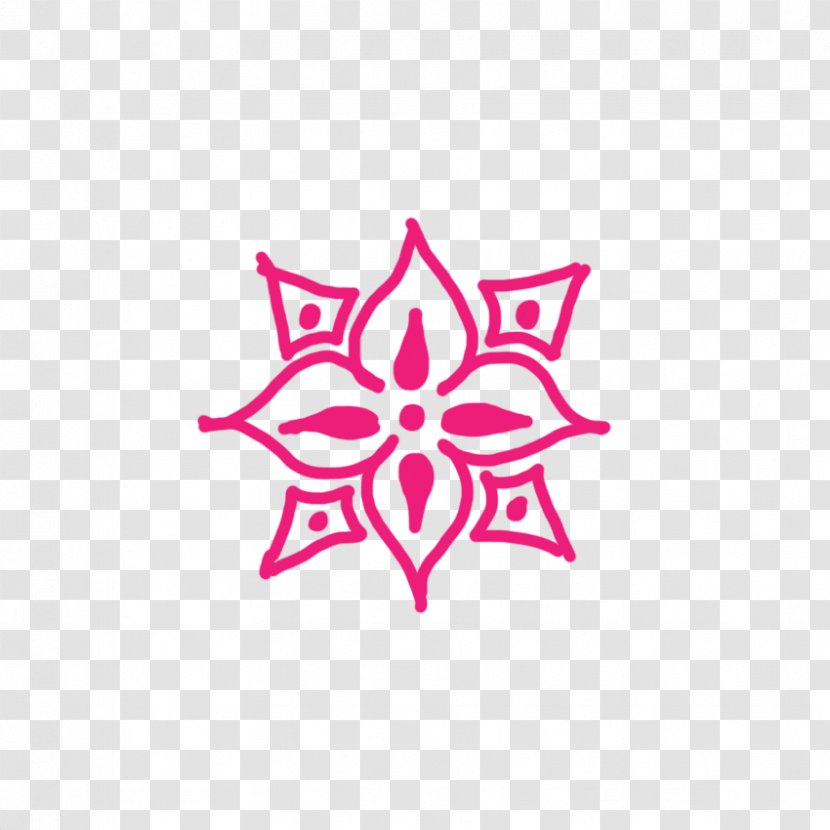 Logo Line Point Pink M Font - Area - Hena Transparent PNG