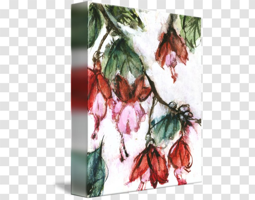 Watercolor Painting Flower Gallery Wrap Canvas Asia - Japanese Pattern Transparent PNG