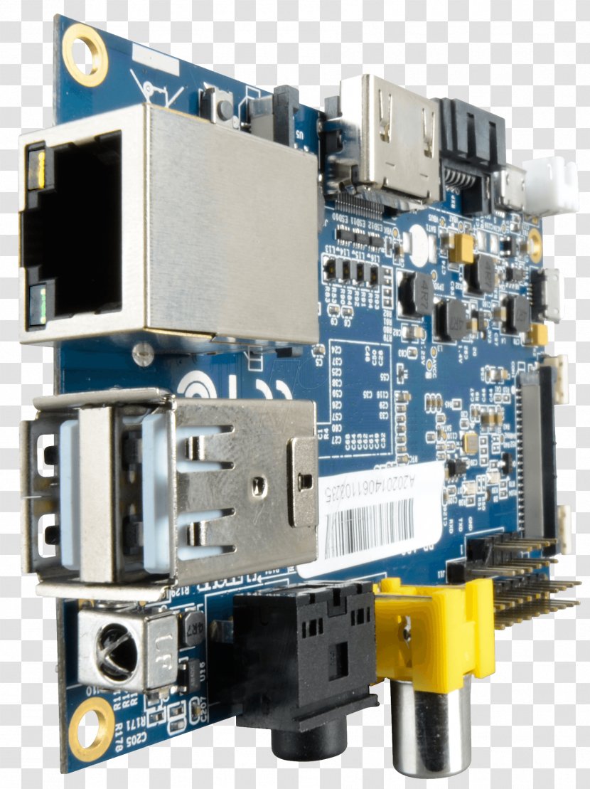 Banana Pi Microcontroller DDR3 SDRAM Raspberry Motherboard - Multicore Processor Transparent PNG