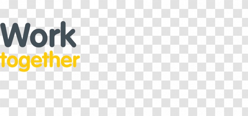 Logo Brand Font - Yellow - Working Together Transparent PNG