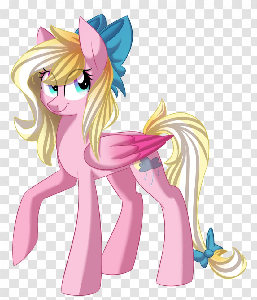 Horse Cartoon Pink M Figurine - Flower - Bay Breeze Transparent PNG