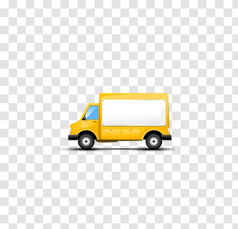 Freight Transport Glasses Business Payment - Yellow - Car Transparent PNG