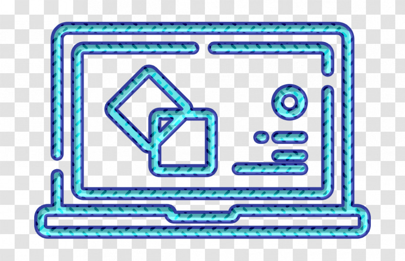 Creative Process Icon Interface Icon Laptop Icon Transparent PNG