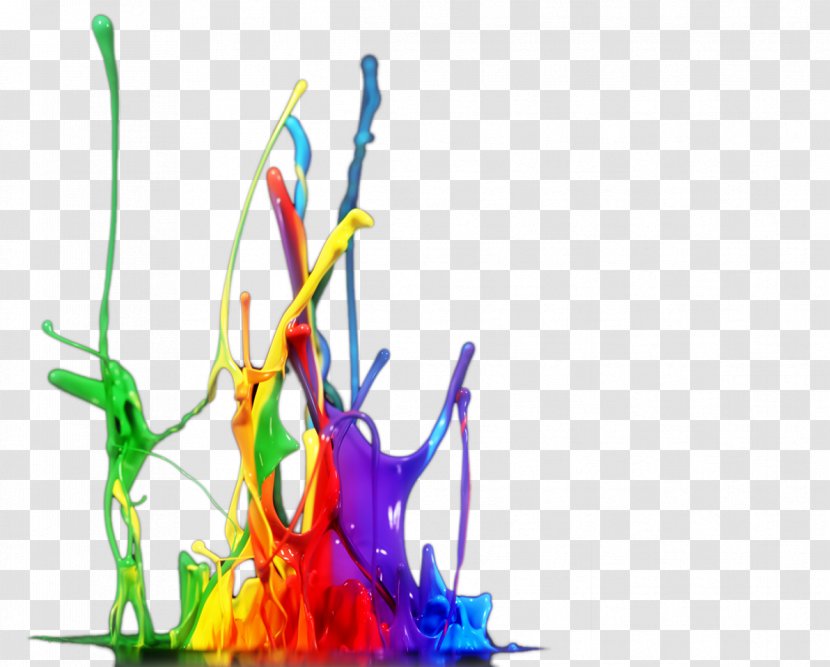 Graphic Design Liquid Paint - Color Spalsh Transparent PNG