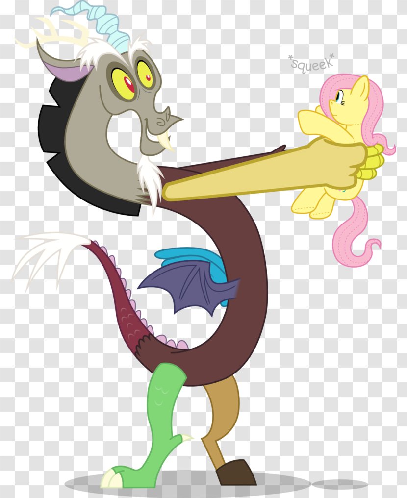 Fluttershy Pinkie Pie Rarity Pony Discord - Cartoon - Hugging Rabbits Transparent PNG