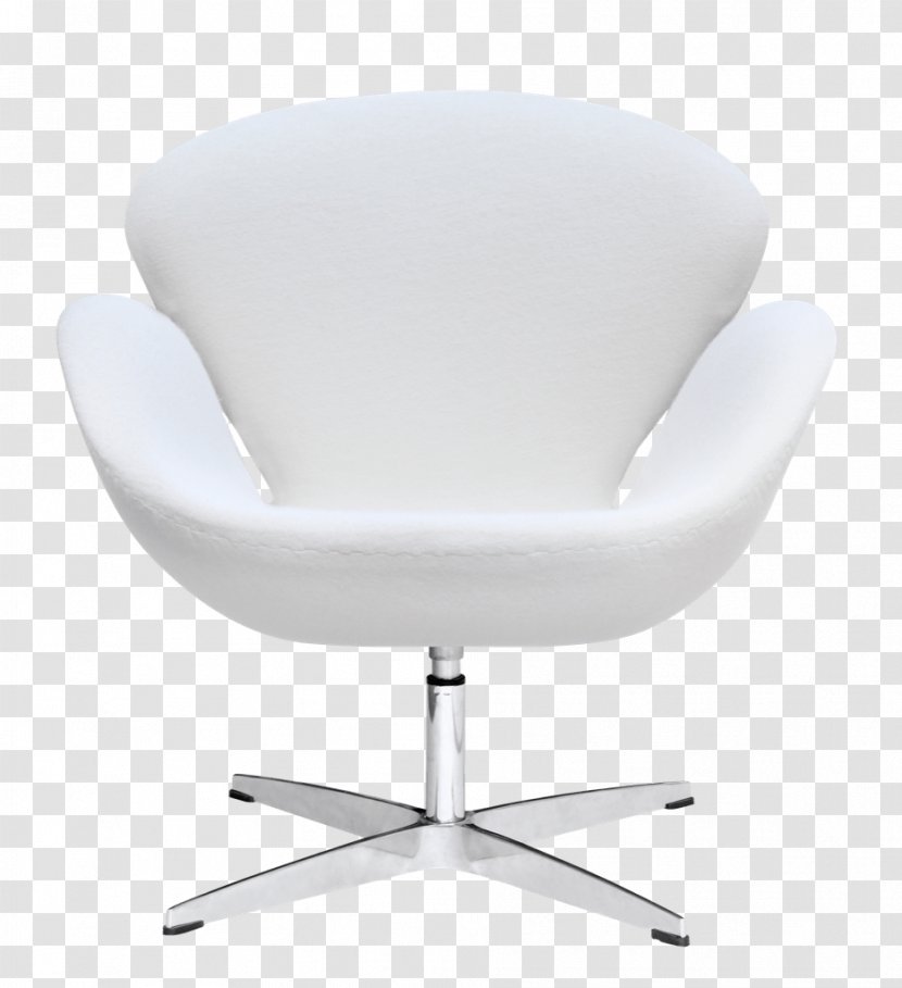 Swan Swivel Chair Living Room - Plastic Transparent PNG