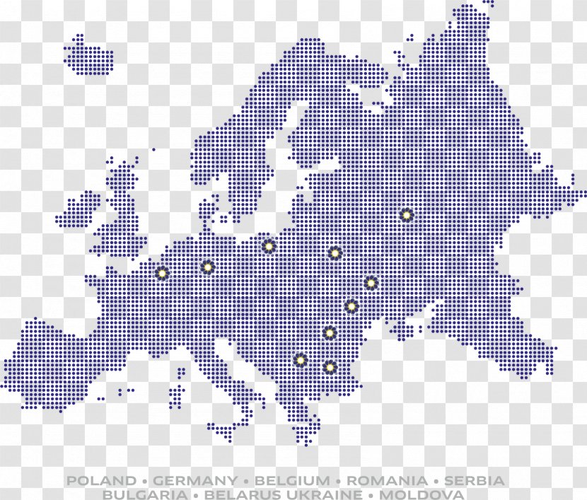 Europe Vector Map Royalty-free - Tree Transparent PNG