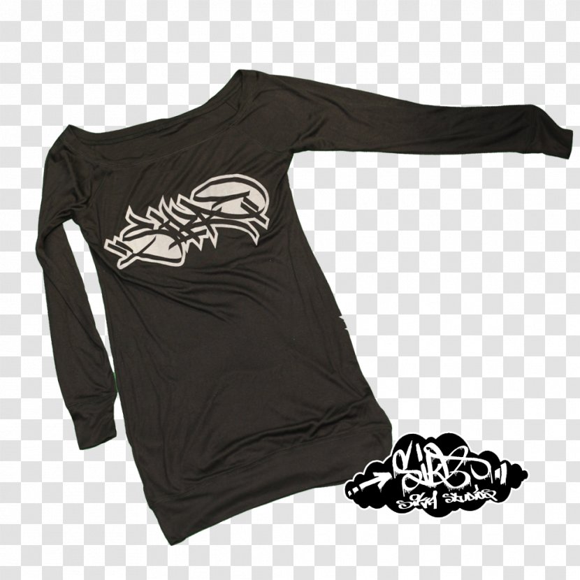T-shirt Shoulder Sleeve Outerwear Font - Black Transparent PNG