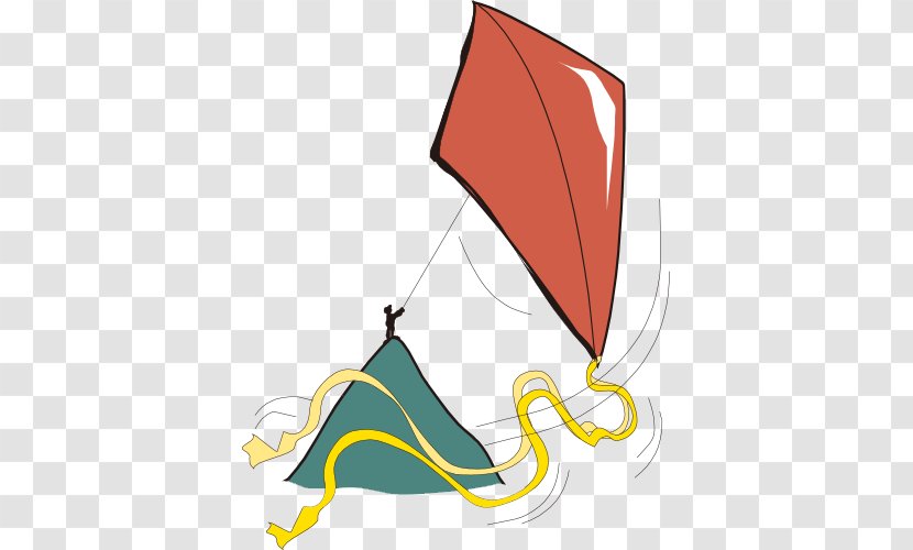 Kite Drawing Illustration - Area - Hand-painted Kite-flying Transparent PNG