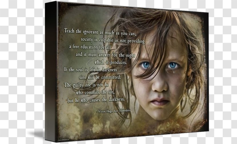 Les Misérables Cosette Teach The Ignorant Poster Art - Mis%c3%a9rables Transparent PNG