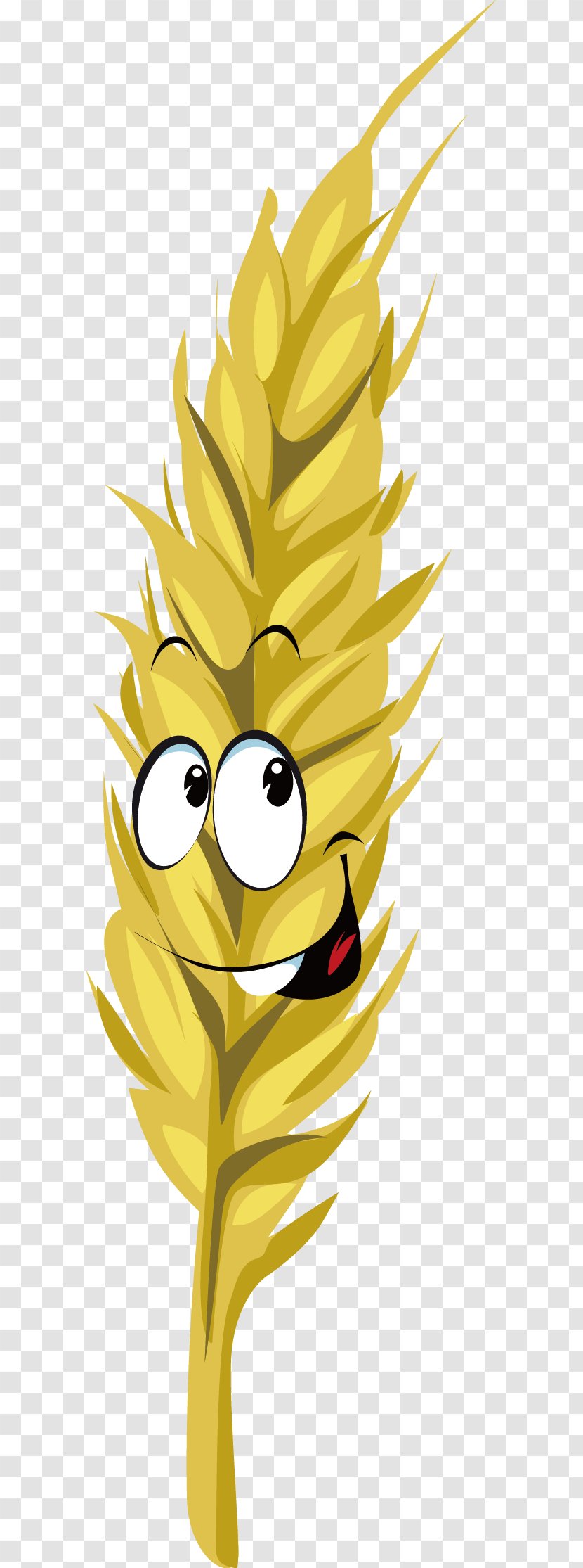 Wheat Cartoon Drawing Royalty-free - Mythical Creature - With Expression Transparent PNG