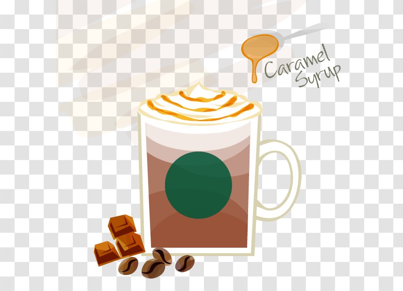 Coffee Starbucks Espresso Cafe Caramel Macchiato - Iidabashi Transparent PNG