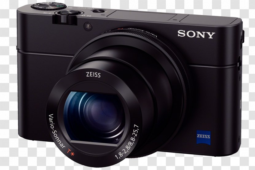 Sony Cyber-shot DSC-RX100 IV Canon EOS 5D Mark III DSC-RX100M Digital Camera 64GB DSCRX100M3 RX100M3 Cyber-Shot 20.1 MP Compact - 1080pBlack Point-and-shoot CameraCamera Transparent PNG