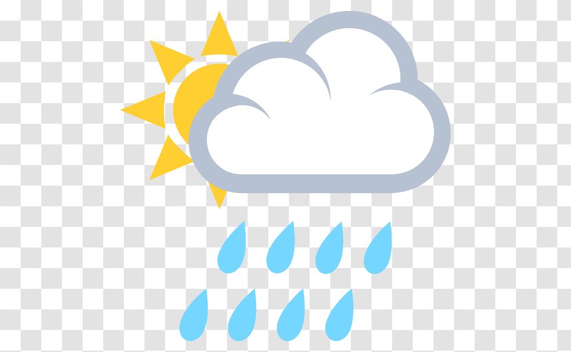 Emojipedia Rain Text Messaging Cloud - Artwork - White Clouds Material Transparent PNG