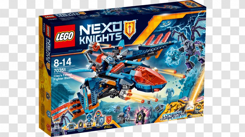 LEGO 70351 NEXO KNIGHTS Clay's Falcon Fighter Blaster Toy The Lego Group Star Wars - Brick Transparent PNG