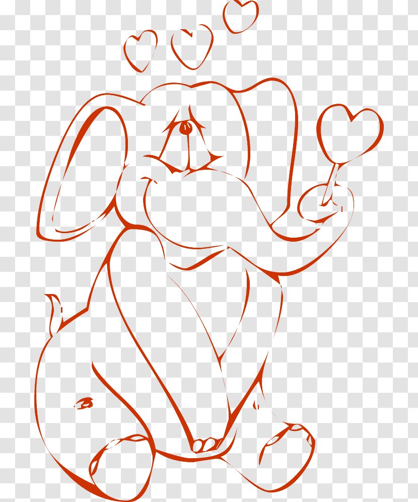Valentine's Day - Heart - Cute Elephart, Heart, Love.pngOthers Transparent PNG