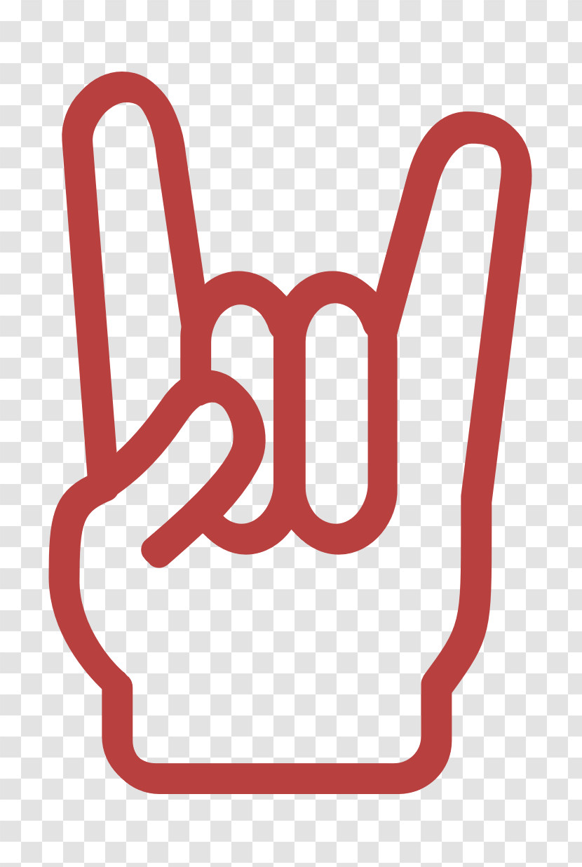 Hand & Gestures Icon Concert Icon Rock And Roll Icon Transparent PNG