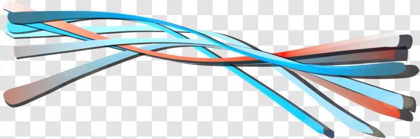 Line Computer Graphics - Threedimensional Space - Colorful Lines Transparent PNG