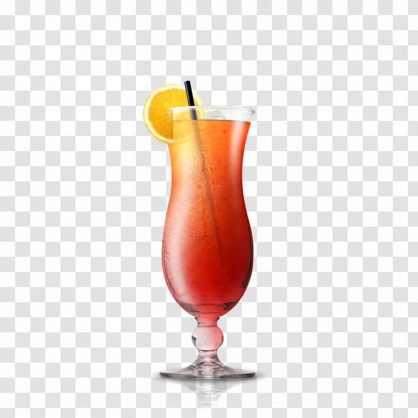 Hurricane Cocktail Rum Orange Juice - Frame Transparent PNG