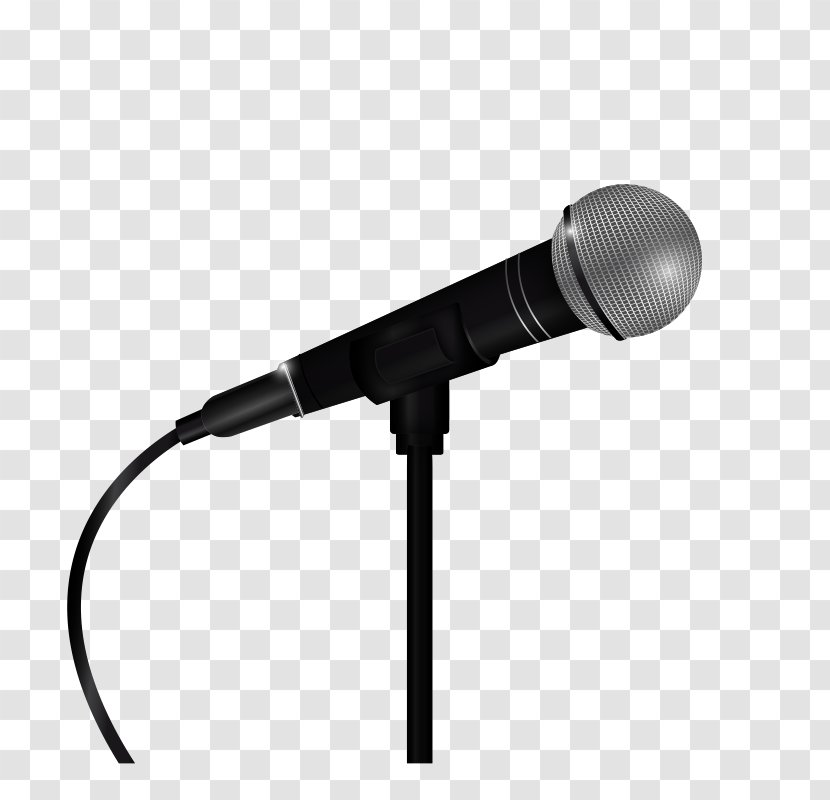 Microphone Euclidean Vector Stock Illustration - Tree - Microphone,microphone Transparent PNG