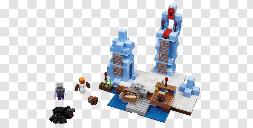 LEGO 21131 Minecraft The Ice Spikes Lego Toy - Spike Transparent PNG