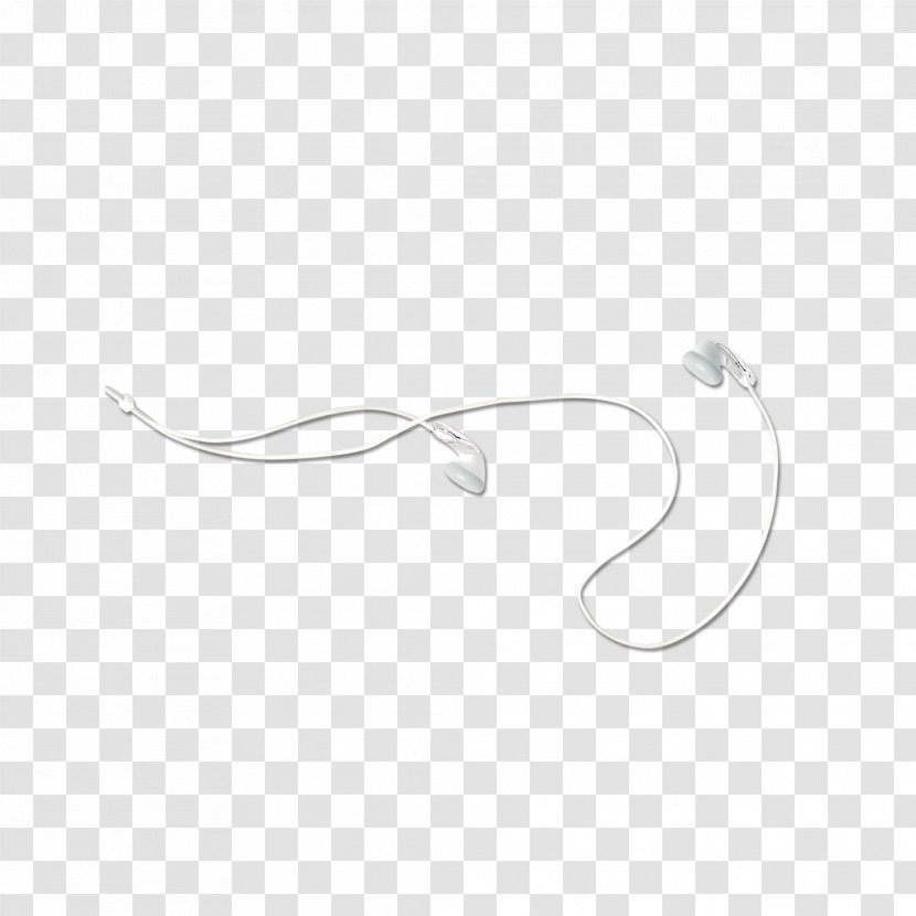 Black And White Pattern - Rectangle - Headphones Transparent PNG