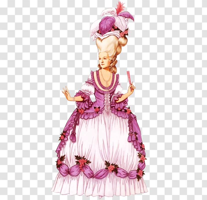 Marie Antoinette Paper Dolls Amazon.com High Victorian Fashions - Doll Transparent PNG